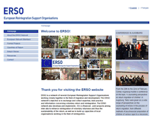 Tablet Screenshot of erso-project.eu
